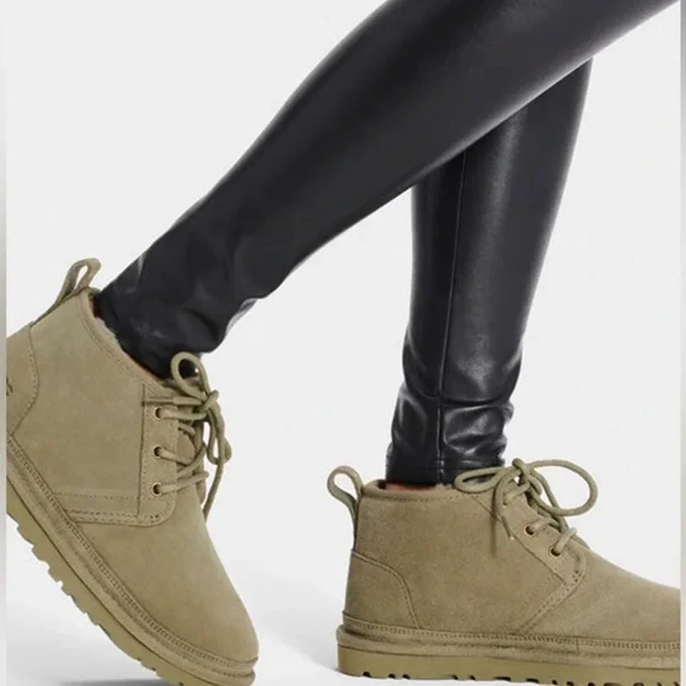 Koolaburra by UGG Suede Shearling Boots Advay, Wild Dove Size 9